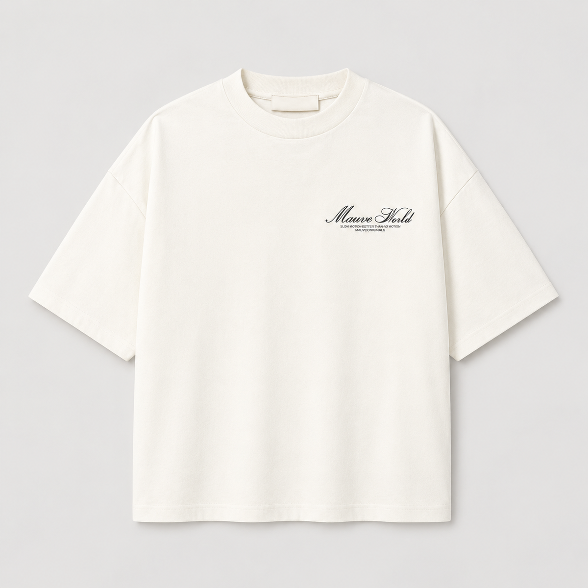 Mauve White T shirt