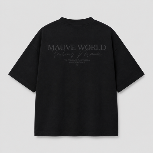 Mauve Black T shirt